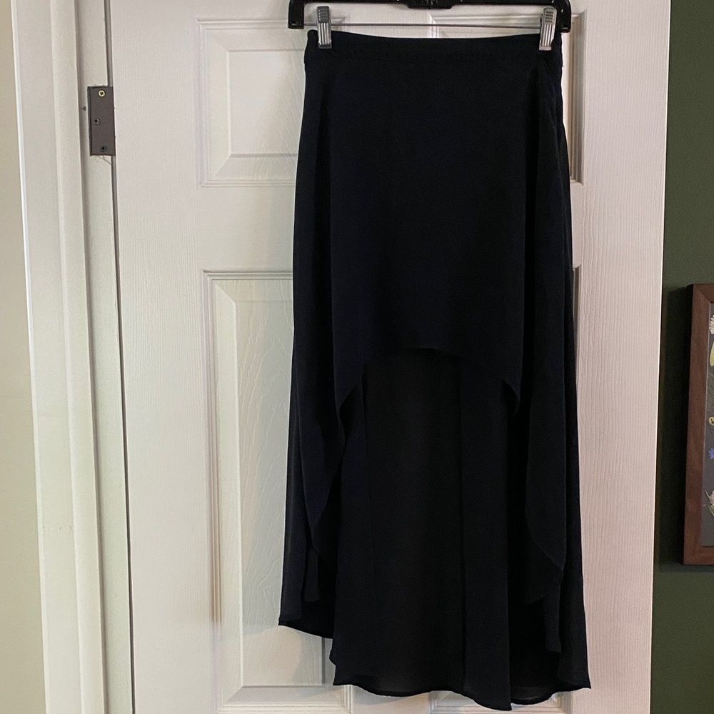 Forever 21 Black High-Low Skirt